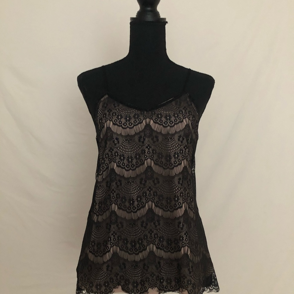 Lace lined tank top from The Limited